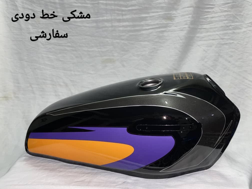 IMG-20250802-WA0008 (1) باک موتور سیکلت هوندا 125 رنگ مشکی خط دودی اگزایتر ورق 80
